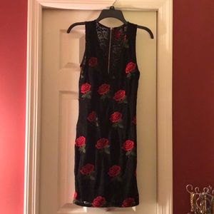 Floral body-con dress